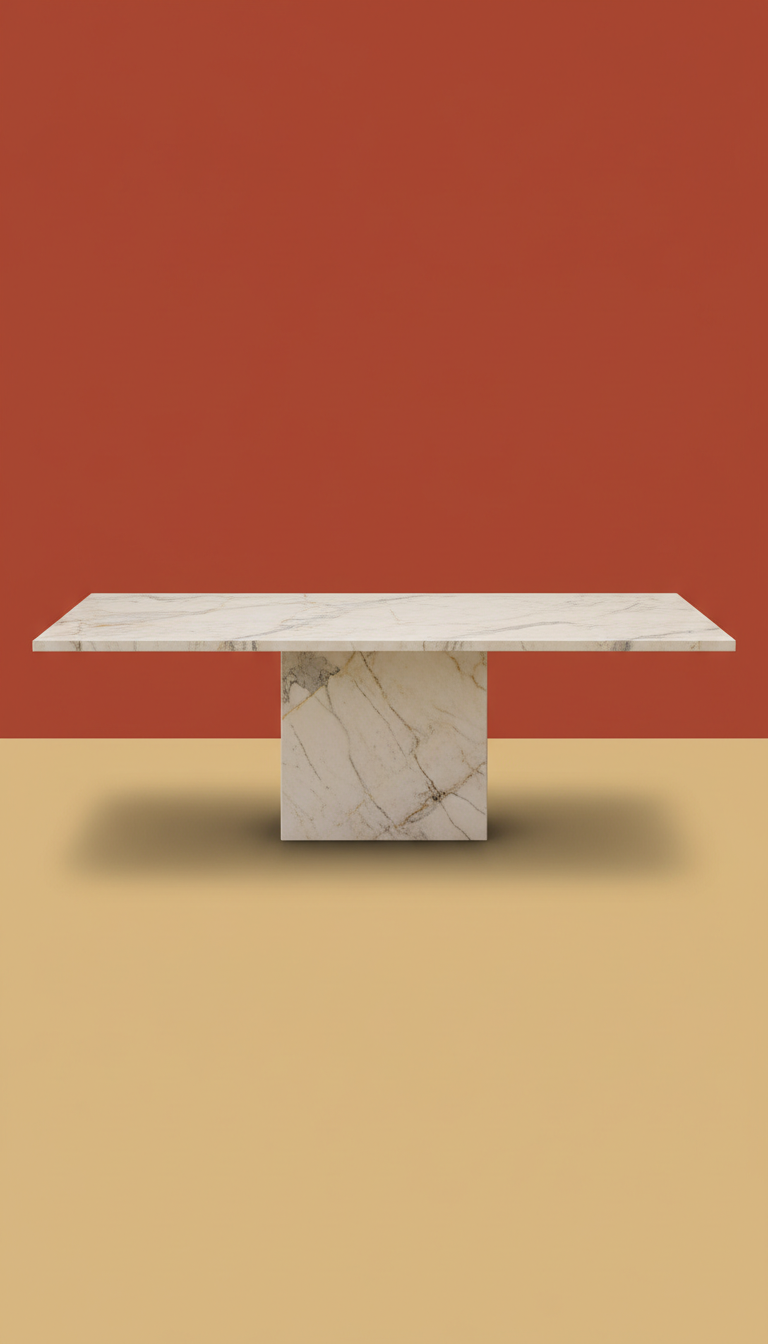 Verona marble dining table