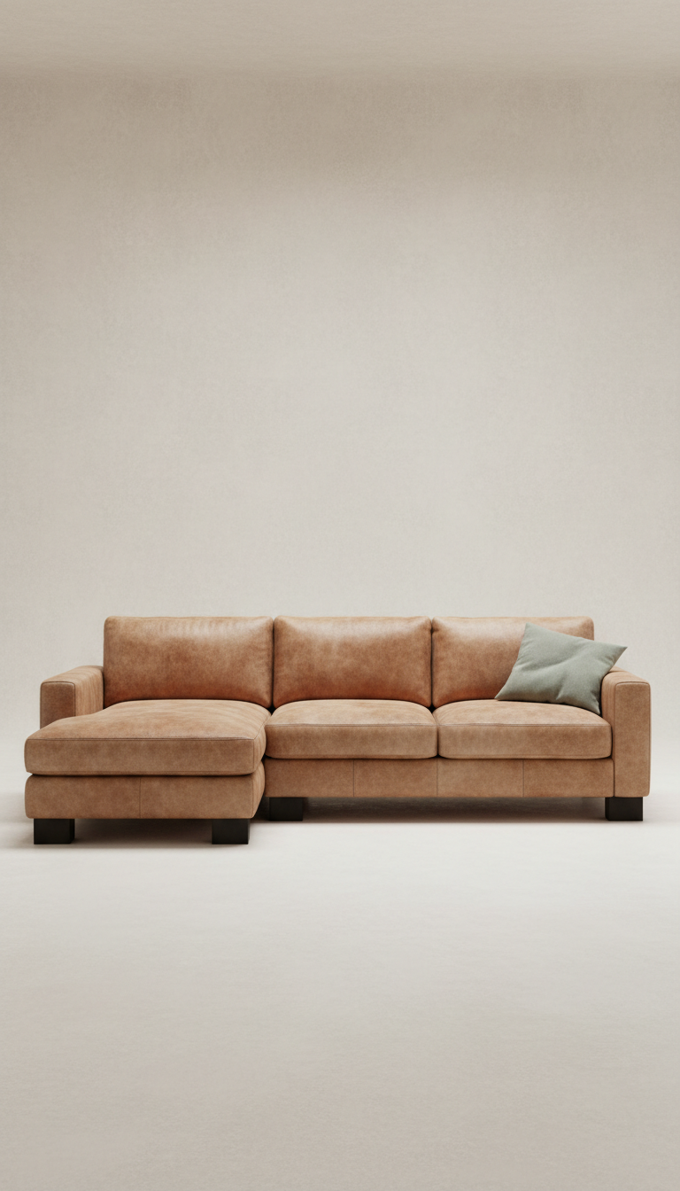 Firenze leather modular sofa